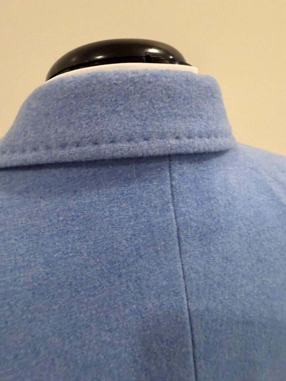 Blue wool blend jacket - Picture 3 of 8